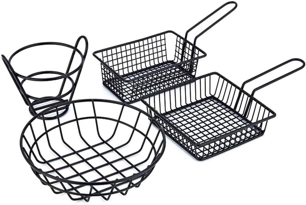 ya 14 9.20 baidi Chips Basket Wire Basket Deep Fried Stainless Steel Kitchen Tools & Gadgets-1