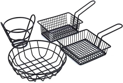 ya 14 9.20 baidi Chips Basket Wire Basket Deep Fried Stainless Steel Kitchen Tools & Gadgets-1