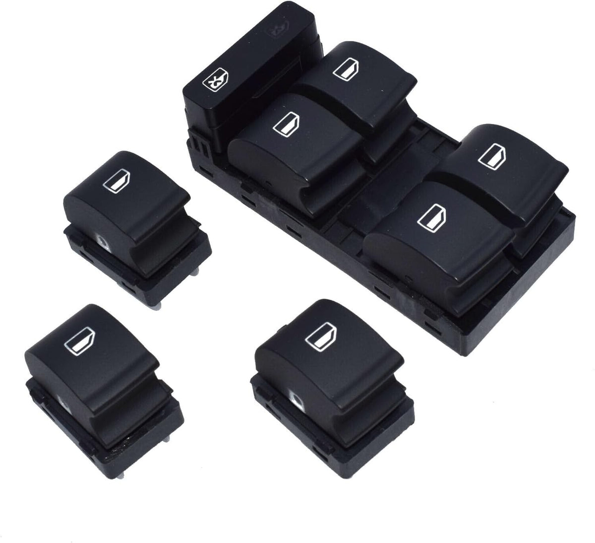 ya 11 9.14 zhengce 8ED959851 Power Window Switch 4 Piece Set for Audi A4 2002-2008