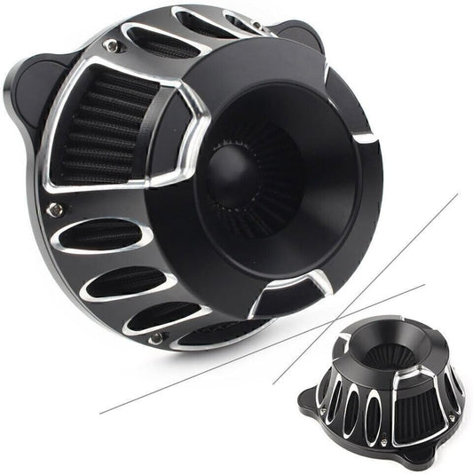 ya 4 8.8.2 Air Cleaner Intake Filter Hollow Out Fit Harley Touring 2000-2007 Dyna Softail