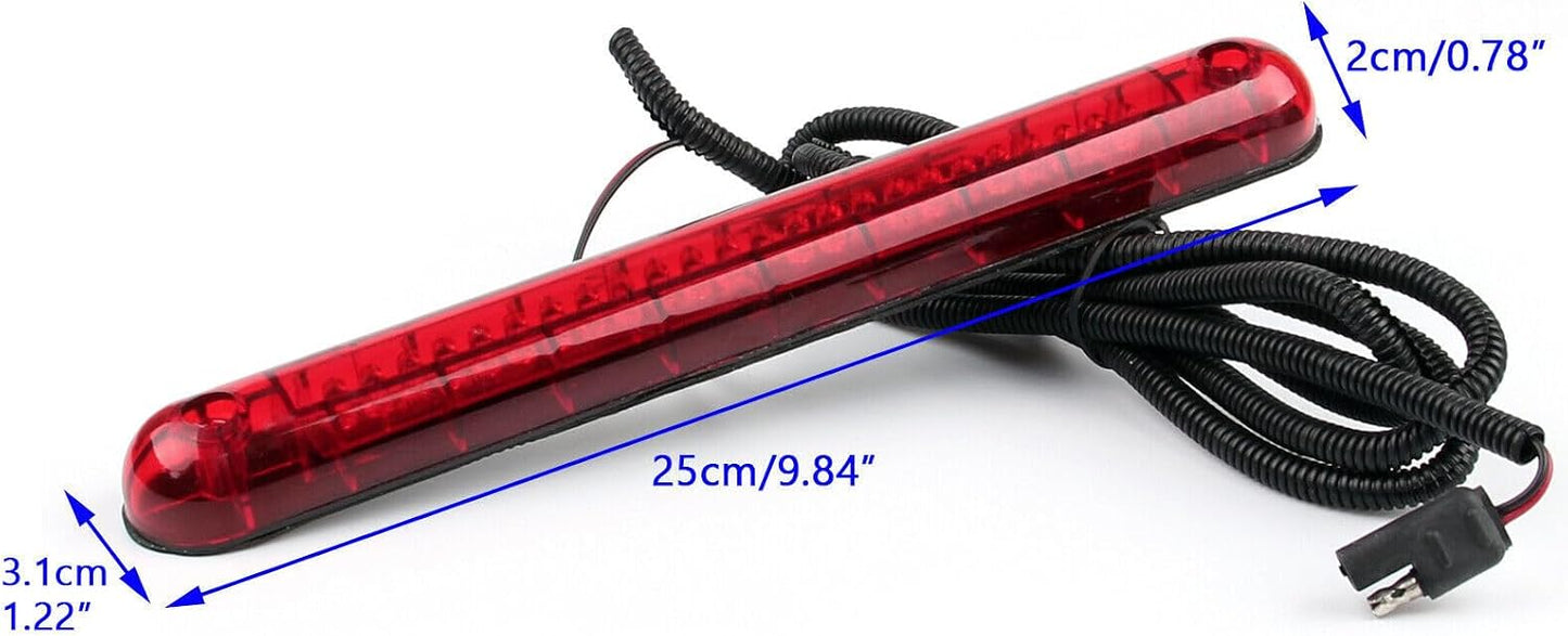 ya 4 8.8 Red 24 LED 12V Car High Mount Third 3RD Brake Stop Tail Light Lamp SA