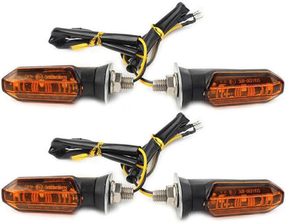 ya 7 8.24 baidi For Motorcycle 4X Universal 12V LED Turn Signal Indicator Amber Blinker Light