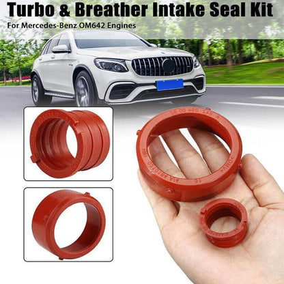 ya 5 8.10 6420940080 Turbo Inlet & Engine Breather Seal Kit for Mercedes-Benz OM642