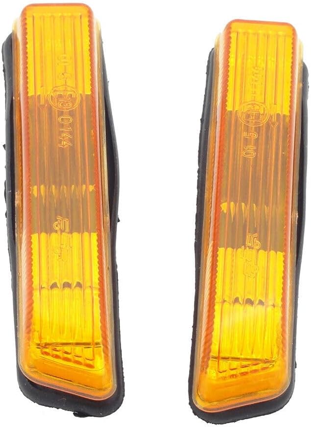 ya 14 9.20 zhengce Amber Fender Side Marker Light Turn Signal Lamps Pair for BMW E53 X5 1999-2-1