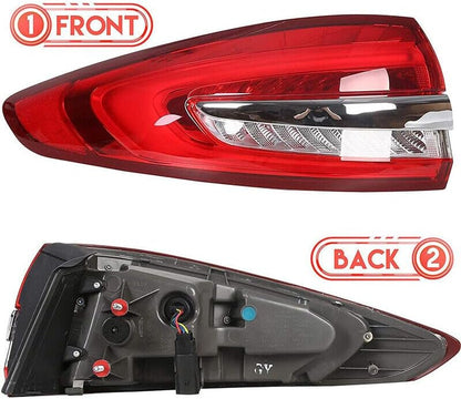 ya 2 8.15 1-piece set suitable for Ford Fusion 2013-2018 right outer taillight assembly brake light