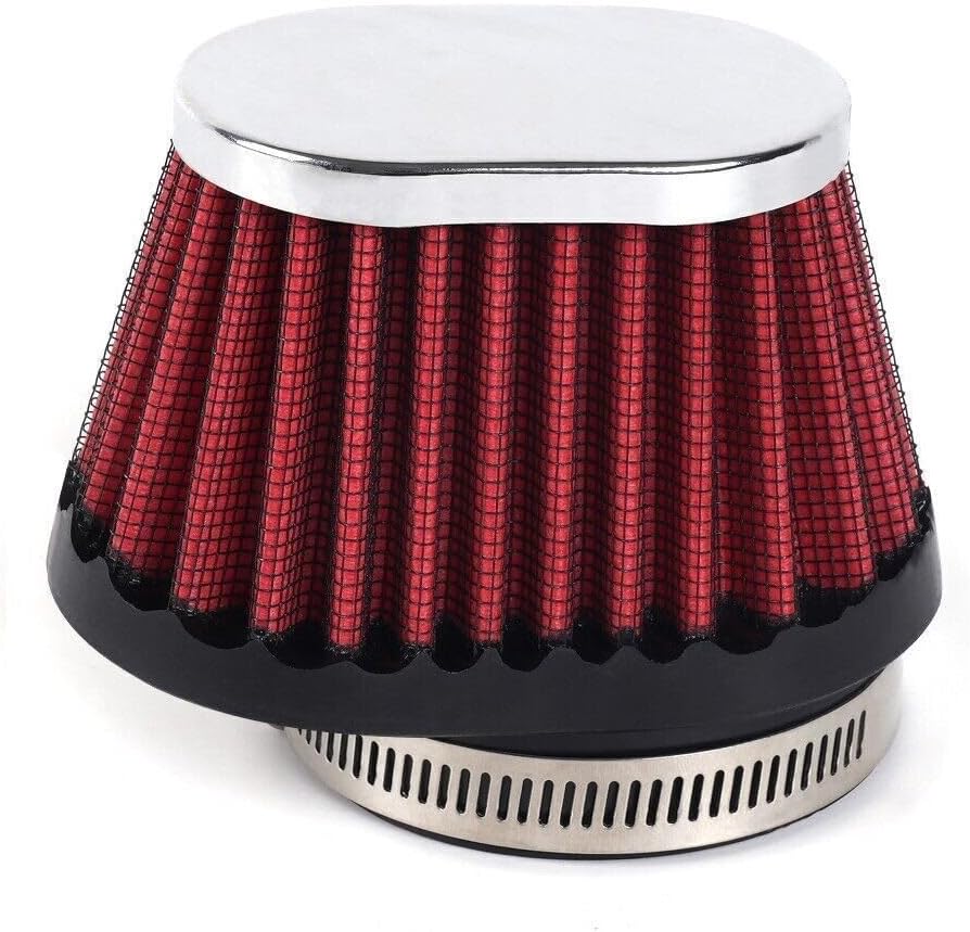 ya 5 8.10 4Pcs Motorcycle High Flow Air Filter 51mm For Motocross Scooter Air Pods Cleaner