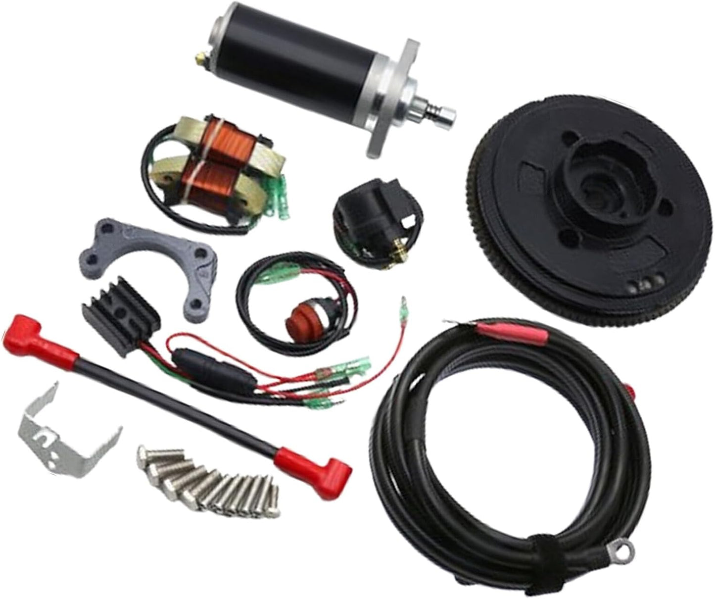 ya 2 8.15 1set Electrical start conversion For Mercory 4 Stroke 9.9HP Outboard Motor