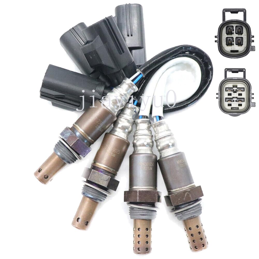 ya 4 8.8 4pcs Oxygen O2 Sensor for 2007 2008 2009 for Land Rover LR3 4.0L 4.4L V8 Upper+Lower