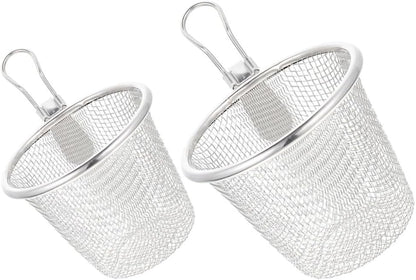 ya 14 9.20 baidi 2 Pcs Colander Set Slotted Spoon Pasta Kitchen Hot Pot Strainer Strainers-1