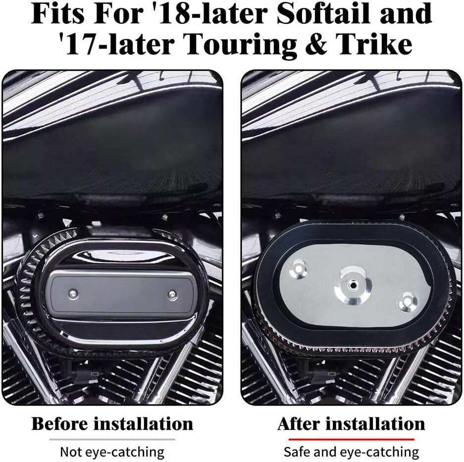 ya 13 9.15 baidi Air Filter Cleaner Element Replacement for Harley M8 Softail 18-23 Touring 17-23