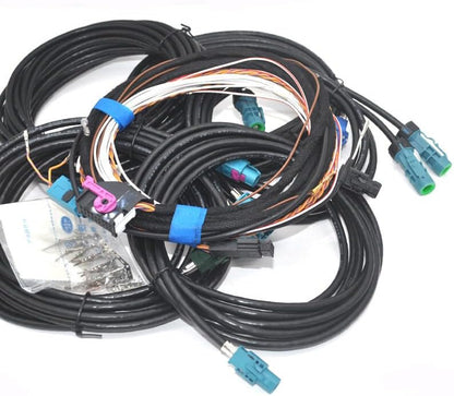 ya 2 8.15 retrofit 360 Surround Reverse Camera Cable Wiring kit for VW mqb for Tiguan for Golf CC