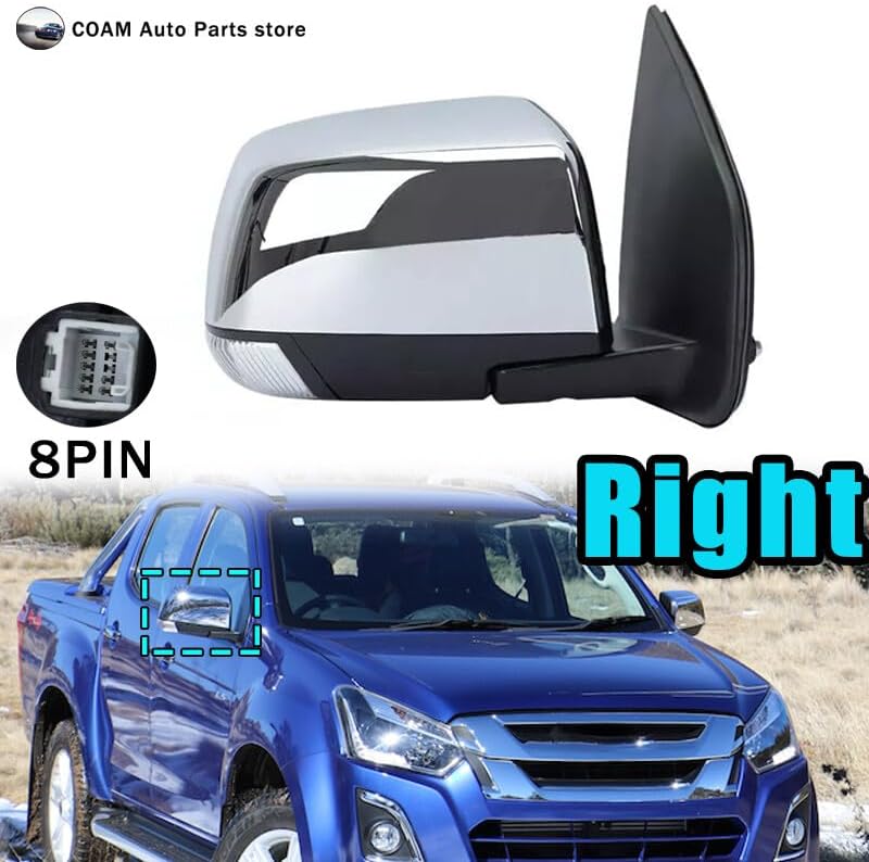 ya 11 9.14 baidiRight side door wing mirror electric folding for 2012-2018 for Isuzu D-MAX DMAX-