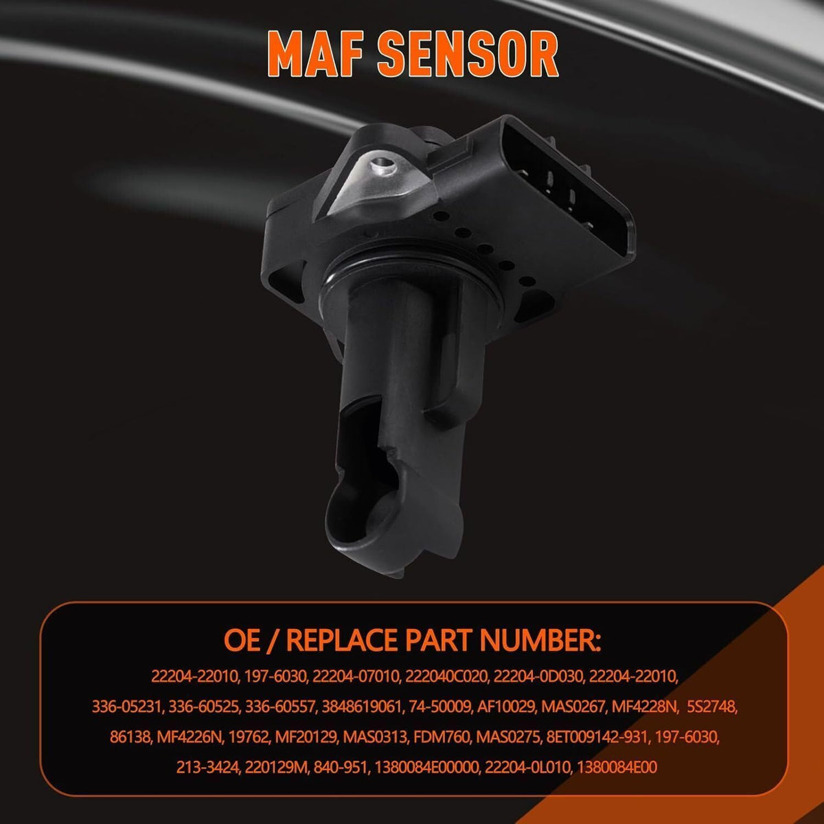 ya 12 10.8 baidi 1pc Mass Air Flow Meter MAP Sensor 22204-22010 for Camry RAV4 Collora for Avalon US