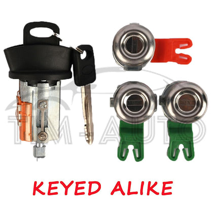 ya 4 8.8.2 Tailgate & Door Lock Cylinder Ignition Set for Ford 98-07 F-250 F-350 Super Duty