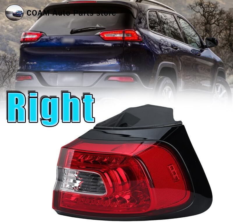 ya 4 8.24 baidi Right Outer Tail Light Rear Brake Light for Jeep Cherokee 2014-2018