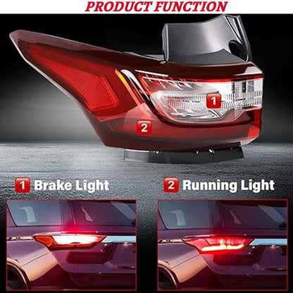 ya 10 9.16 zhengce for Chevrolet Traverse 2018-2021 LED Tail Light Left Driver Side 84990362