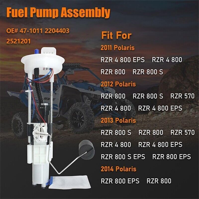 ya 6 8.14 fit for Polaris RZR 800 /RZR 800 S/RZR 4 800 2012-2014 Fuel Pump Assembly 47-1011