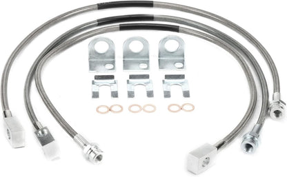 ya 10 9.16 baidi Extended Stainless Brake Lines Fit 87-06 for Jeep for Wrangler TJ YJ 84-01 Cherokee XJ