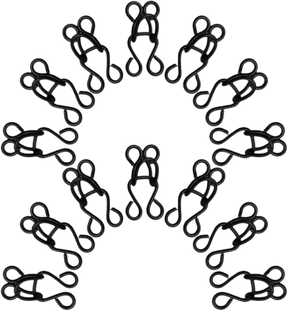 ya 26 10.21 baidi 100 Pcs Metal Invisible Hook Buckle Coat Fasteners Clothing Eyes Closure
