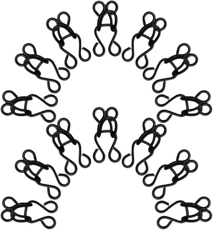 ya 26 10.21 baidi 100 Pcs Metal Invisible Hook Buckle Coat Fasteners Clothing Eyes Closure