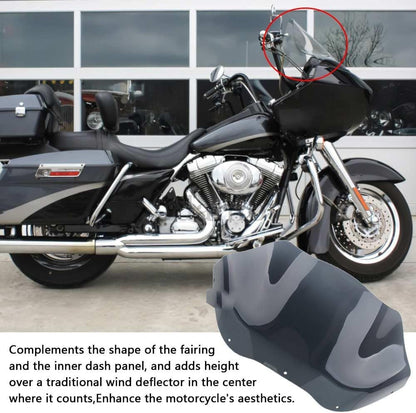 ya 23 10.7 baidi 12.5 Smoke ABS Wave Windshield Windscreen for Harley Road Glide CVO/SE FLTRXSE