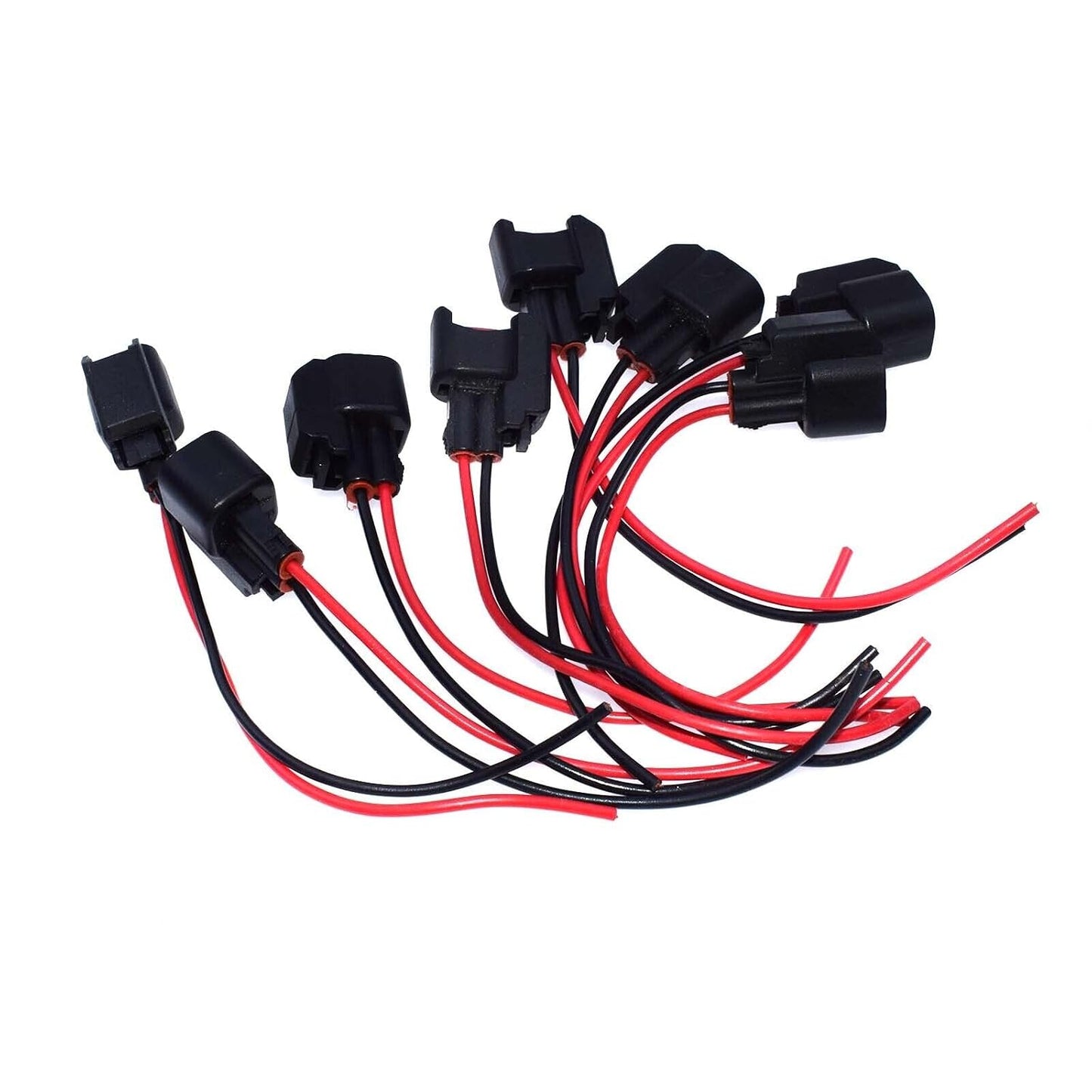 ya 2 8.15 8X Fuel Injector Tail Connector Wire Harness for Ford for Chevrolet for Dodge GM 
