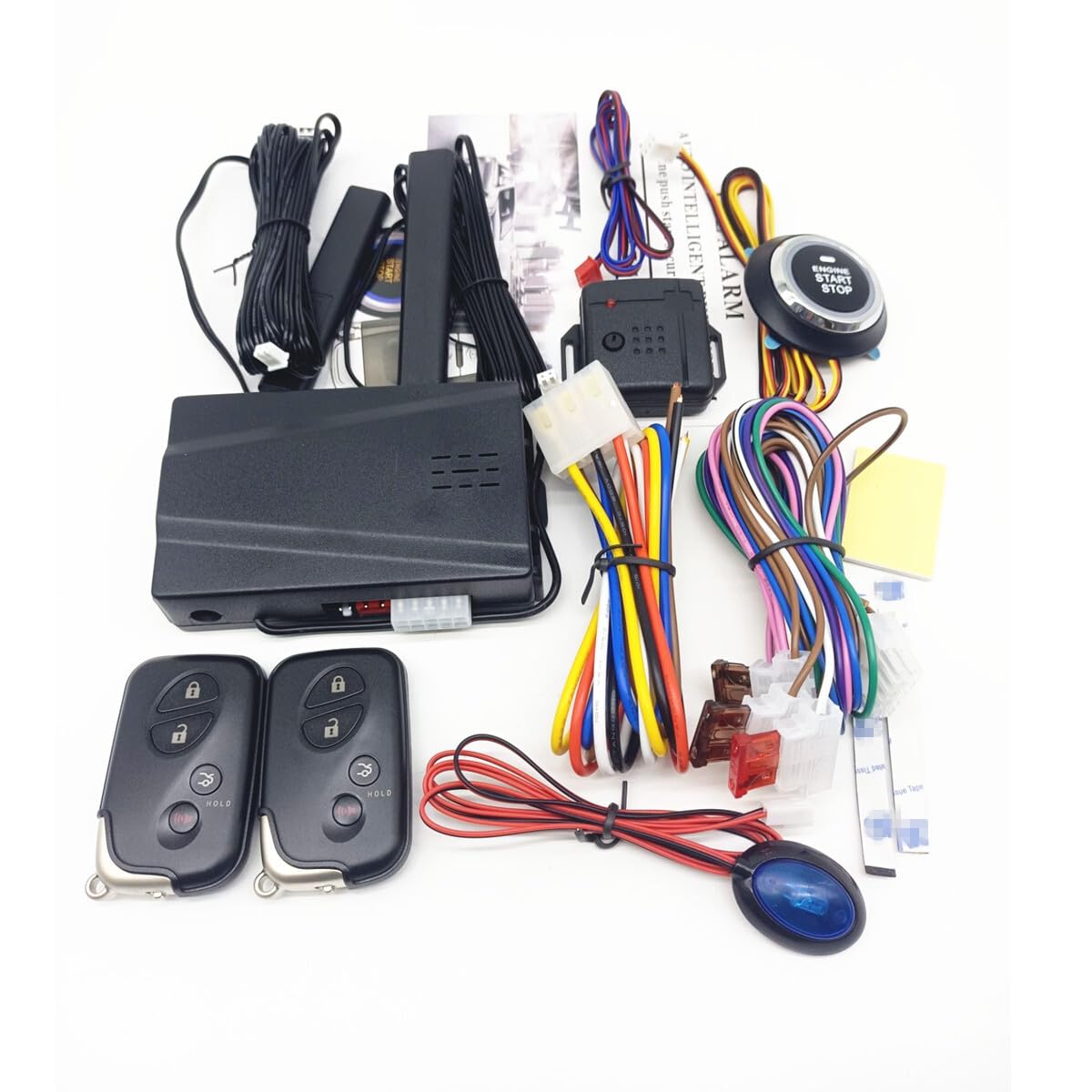 ya 4 8.8 12V for Smart Key PKE Car Alarm System Remote Start Push Starter Keyless Entry