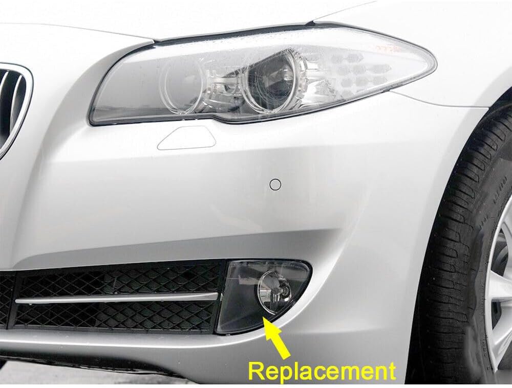 ya 4 8.24 baidi A pair of front bumper plastic lens fog lamp body suitable for 09-13 for BMW 5' F10 F11