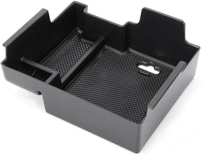 ya 4 8.8.2 Fit for Ford Explorer 2011-2017 Console Armrest Storage Bin Box Tray Container Black