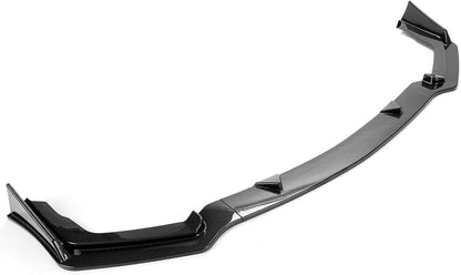 ya 2 8.15 For 14-17 for Infiniti Q50 Sport 4DR Carbon Fiber Style 3PC Front Bumper Lip Spoiler