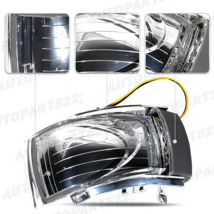 ya 11 9.14 baidiRight LED Turn Signal Side Mirror Light Lamp Blinkers for VW Beetle 2006-2009