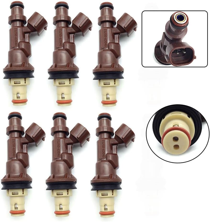 ya 10 9.16 zhengce SET Of 6Pcs Fuel Injectors for Toyota for 4Runner SR5 Sport Utility 4-Door