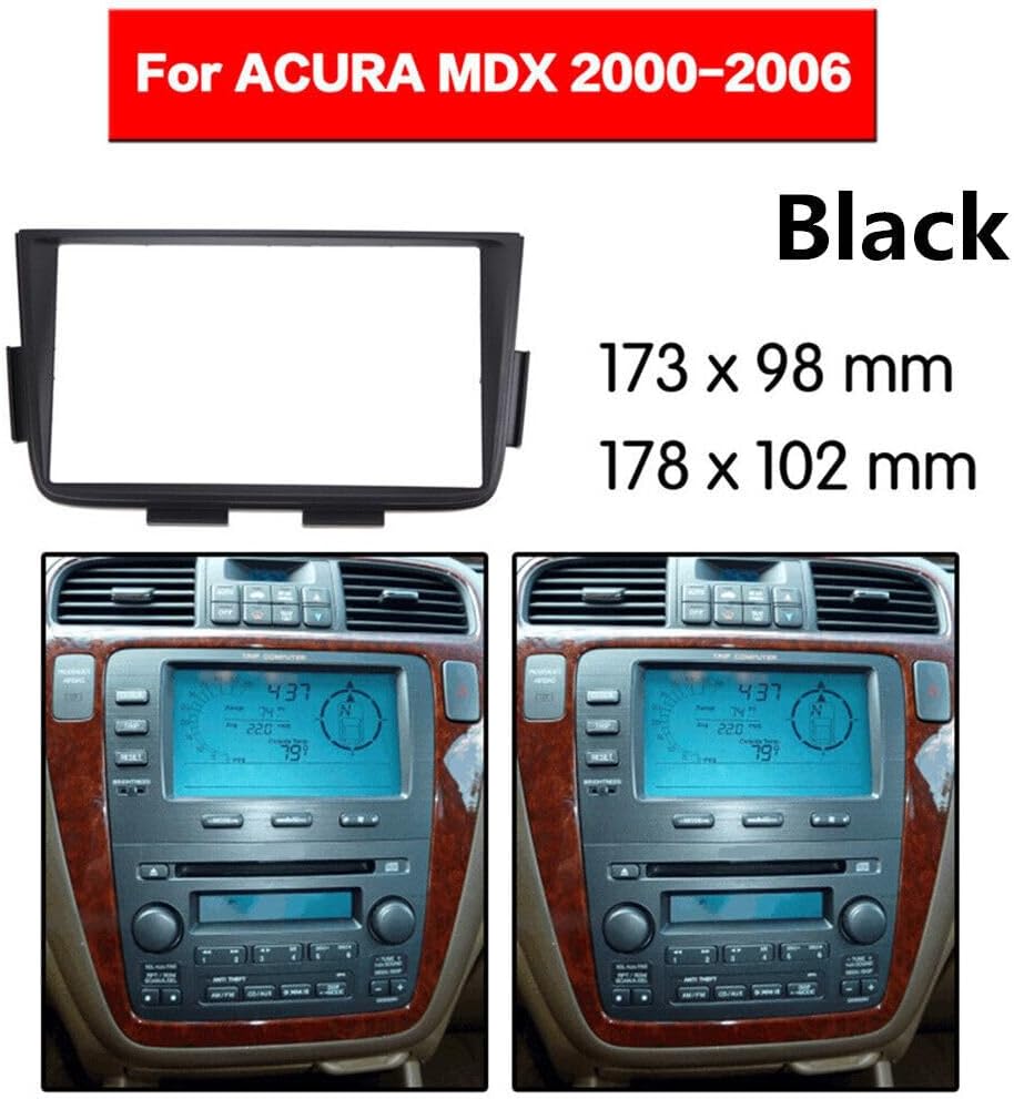 ya 10 9.16 baidi 2DIN ABS Car Radio Stereo Dashboard Mount Kit F for Ram e Panel for 01-06 for Acura MDX