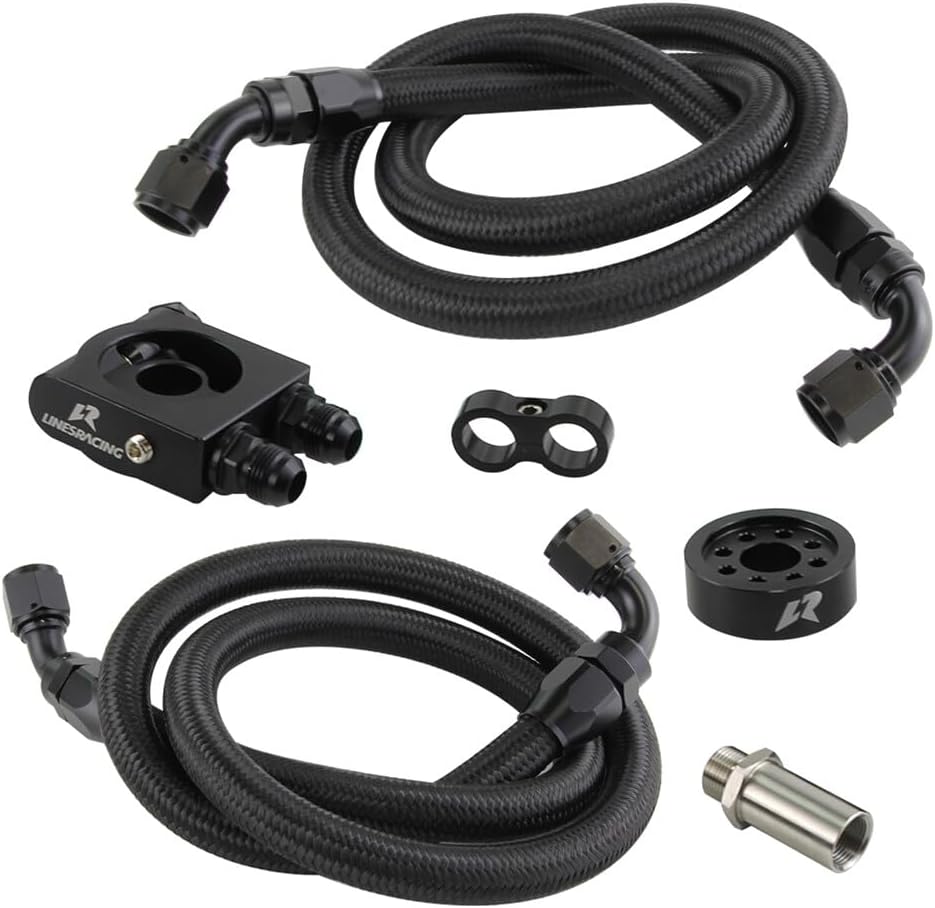 ya 12 10.8 baidi Oil Filter Sandwich Adapter with Hose Kit for Subaru BRZ for Scion FR-S GT86 FT86 BK