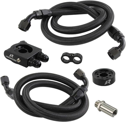 ya 12 10.8 baidi Oil Filter Sandwich Adapter with Hose Kit for Subaru BRZ for Scion FR-S GT86 FT86 BK