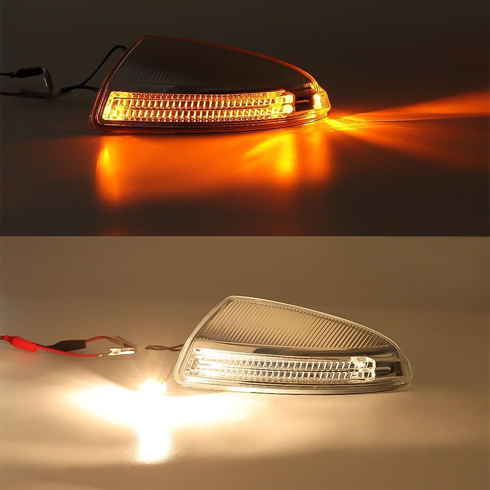 ya 14 9.20 zhengce 1Pair Door Side Mirror Turn Signal Lamp Light for Mercedes-Benz X164 GL350-1