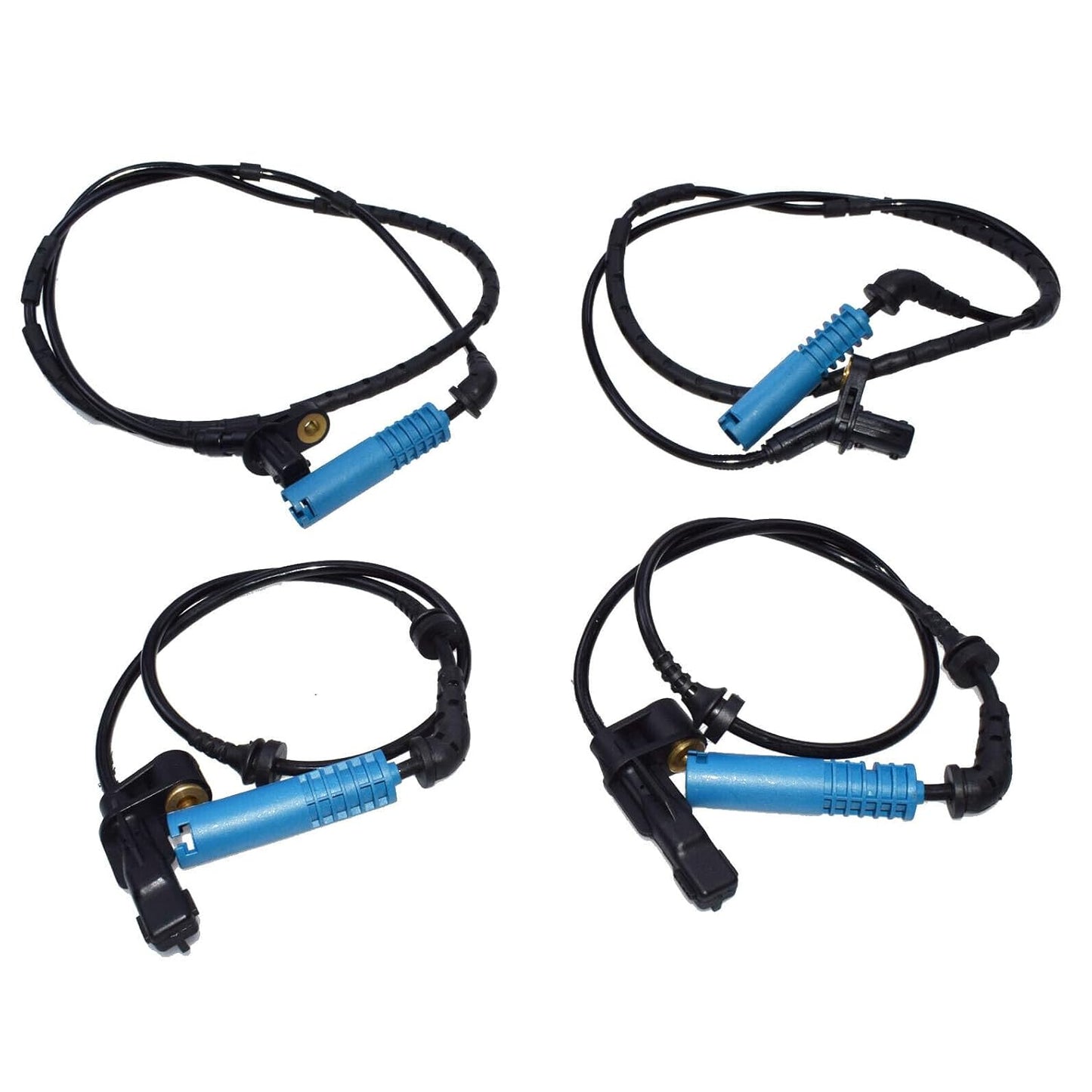 ya 2 8.15 ABS Wheel Speed Sensor 4-Piece Set for BMW 330Ci 325Ci 323Ci 323i M3 Z4