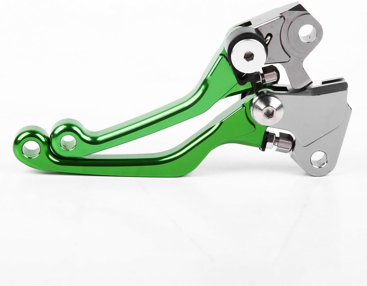 ya 11 9.14 baidifor Kawasaki KX250F KX450F 13-18 KX250 19-20 Clutch Brake Levers Pivot Green US