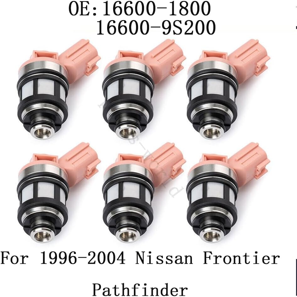 ya 4 8.8 166001800 6x fuel injector suitable for 1996-2004 for Nissan Frontier Pathfinder Xterra 3.3L