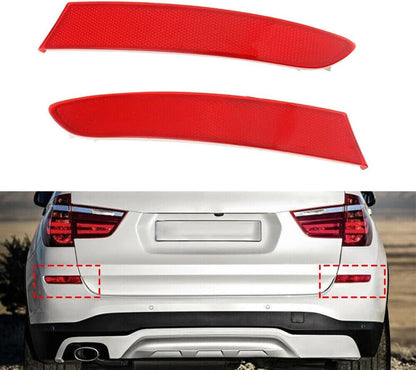ya 10 9.16 zhengce A pair of rear bumper reflector lights are suitable for around 2014-17 X3 F