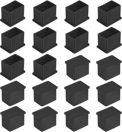 ya 26 10.21 baidi 20-Pack Tangle Furniture Leg Caps, 0.78 x 1.2 (20 x 30mm) PVC Leg Caps