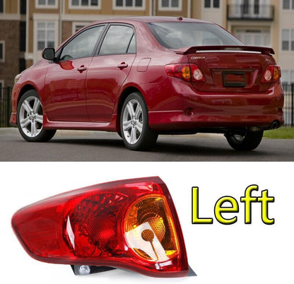 ya 2 8.15 Left for Toyota for COROLLA 08-10 Rear Brake Light Outer Tail Light No Bulbs