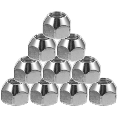 ya 13 9.15 baidi 10 Pcs Tire Nut Lug Nuts Set Closed End Locking Wheel for Trailer