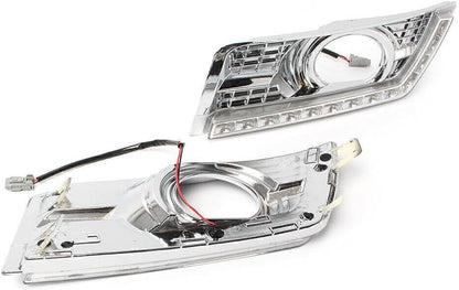 ya 14 9.20 zhengce LED Daytime Running Light w/Turn Signal Fit for Cadillac SRX SUV DRL Fog 20-1