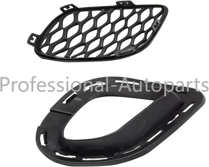 ya 14 9.20 zhengce Set of 4Pcs Bumper Fog Lamp Cover Bezel & Bracket for Dodge for Charger 20-1