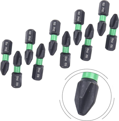 ya 26 10.21 baidi 25mm Hexagonal Handle Bit Set Strong Magnetic Premium Hand Drill Tool 10pcs-2