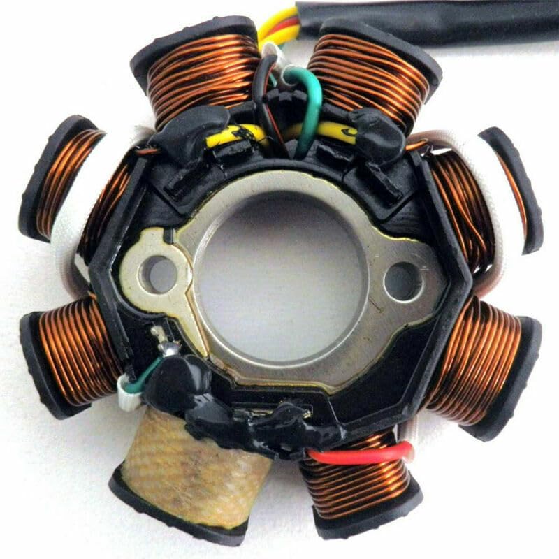 ya 2 8.15 DC Ignition Stator Magnetic Coil Generator 8 Rod for GY6 150cc 125cc Scooter ATV