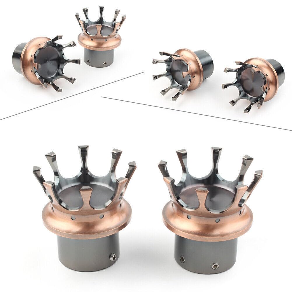 ya 6 8.14 Front Axle Nut Cover Bolt Cap Bronze Fit Harley XL 883 1200 Dyna Touring Glide
