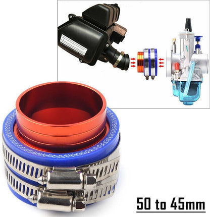 ya 4 8.8.2 Air Joint Conversion Intake for MAN ifold Clamps Interface Adapter Carburetor For PWK