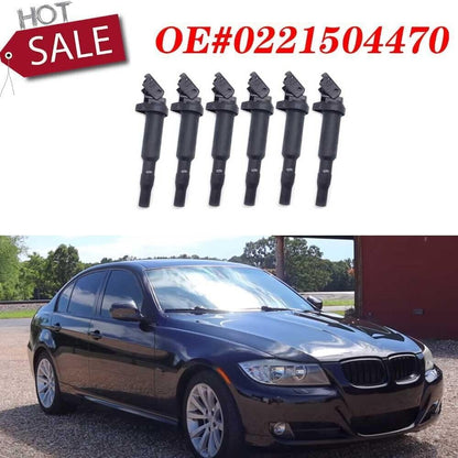 ya 4 8.24 baidi 6PCS Ignition Coil Connector 0221504470 Updated for BMW 128i 135i 328i 528i Z4
